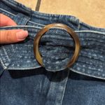 Sézane Sezane High Waisted Belted Rome Shorts in Denim Photo 2