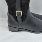 Karen Scott  Womens Knee High Riding Boots 6M Black Western Buckle Equestrian Photo 5