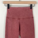 Aerie  Chill High Rise Leggings Cotton Women’s Size XS Heathered Rust Red Lounge Photo 1