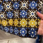 Charter Club Cute mosaic tile Morocco cafe nights lined pencil mini skirt pockets Photo 6