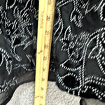 Lucky Brand Floral Burnout Out Strappy Tank Top Womens Small Black Boho Festival Photo 3