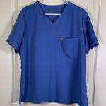 FIGS  Technical Blue Catarina Scrub Hospital Medical Nurse Doctor Size Large EUC Photo 0
