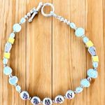 VTG Handmade Freshwater Pearl Bracelet Tammy Birthday Anniversary Toggle Closure Silver Photo 0