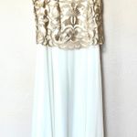 Jackie Jon New York White And Gold Dress Photo 0