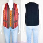 Boom women's 100% cotton multicolor‎ vest, size M Red Size M Photo 1