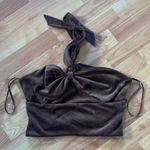 J for Justify J  for‎ Justify Velvet Crop Top Photo 0