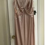 Adrianna Papell Twist Front Velvet Dress Size 18W Photo 3