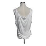 Maurice's White Studded Drape Back Tank Top Boho Festival Y2K Aesthetic XXL Photo 3