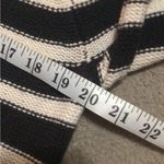 Old Navy  White and Black Striped Sweater Large Photo 5
