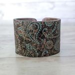 Adriana Allen Statement Cuff Bracelet Copper Patina Style Photo 0