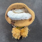 Adult Lux Lux Gold Puffer Beanie with Pom One Size fits Most NEW Photo 2