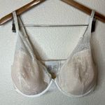 Soma  032201 ivory nude lightest lift lace plunge bra 38DDD Photo 0