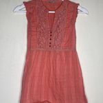 Orsay Pink Peach Dainty Crochet Lace Cotton Tank Top India Size EU 34, US 4 Photo 1