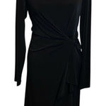 Catherine Malandrino  Dress Women's Size 6 Black Long Sleeve Cocktail Evening Photo 0