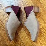 ALL BLACK Footwear Women's Suede leather Clog Block Heel Bootie Size 38 EU Tan Photo 5