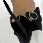 Source Unknown Evening Clutch‎ Handbag with Jeweled Clasp Black Photo 3