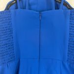 Amanda Uprichard Amanda‎ Uprichard Odean New York Blue Dress Sleeveless Asymmetrical Mini Party S Photo 8