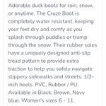 Avanti  Cruz duck boots  waterproof winter rain ankle boots gray andsize …​ Photo 7