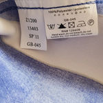 Venus  Blue & White Giraffe Belted Mermaid Tafetta Maxi Skirt Size 8 Photo 5