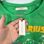 Midnight Rider Sagittarius Zodiac Constellation Graphic Sweatshirt Green Small Photo 4