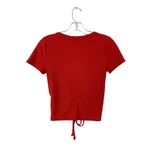 Faded Rose Women's Ruby Red Crop Top Size M Photo 1