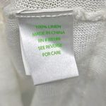 Lilly Pulitzer Lilly Pulizter Linen Boat Neck 3/4 Sleeve Dolman Knit Top Womens Size XS White Photo 5