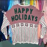 Disney parks happy holidays Mickey Mouse sweater spirit Jersey S NWOT Photo 5