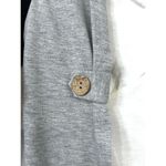 Relaxed Streetwear Mock Cardigan Top M – Preppy Casual Monochrome Contrast Size M Photo 6