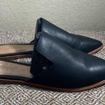 Madewell Gemma Mule Loafer Women's 9.5 Black Leather Pointed Toe Flats Office Photo 4