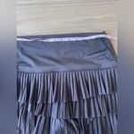 Lucky in Love Navy Tiered Mini Skirt Blue Size L Photo 4