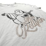 True Religion Crystal Gem Logo Spellout Women’s T-Shirt Size Large Photo 2