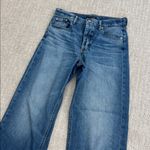 Lucky Brand  High Rise Wide Leg Jeans 15378 medium dark wash loose fit baggy pant Photo 2