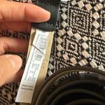 Ava & Viv Black Belt Accessories 1” with Clear Round Buckle Vegan Casual Photo 2