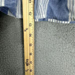 American Eagle  tube top womens medium blue white striped ruffle stretch costal‎ Photo 2