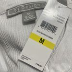 Love by Design NWT By Design White Blue Embroidered V-Neck Tie Tunic Top Size Medium Photo 3