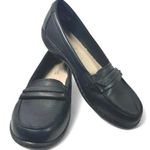 Clarks Clark’s Ashland Lilly Black Leather Slip-on Loafers Women sz 8.5 Photo 0