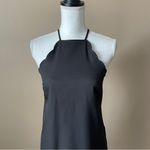 Lulus  | Black Scalloped Endlessly Endearing Mini Dress Sz XS Photo 2