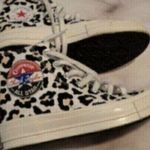 Converse women's size 5 Custom Chuck Taylor Cheetah Print Hi-Top sneakers Photo 1