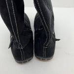 Dr. Scholls  black mid calf side zip round toe synthetic boots warm women size 8 Photo 6