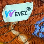 EVEZ boho hippie smocked wide leg flowy strapless yellow ethnic dress Size undefined Photo 1