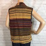 Dress Barn  Knit Vest Metallic Threads Vint… Photo 6