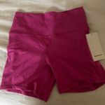 Lululemon Sonic Pink Align Biker Shorts Photo 0