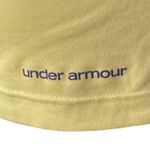 Under Armour  Yellow Snap Shoulder Heat Gear Top ~ Women's Size XL Photo 4