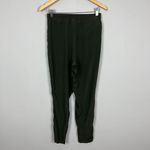 Ginia Silk Pants Womens XS Green Tapered Lightweight Pull On Stretch‎ Pockets Photo 3