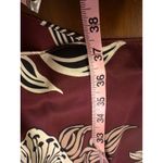 ABS Collection 100% Silk Floral Smocked Waist Dress Size 8 Purple Photo 5