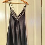 Victoria's Secret  Elegant Black Lace Trim Nightgown Photo 4