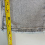 Risen High Rise Distresed Crop Straight Denim Jeans Light Wash Size 7/28 0437 Blue Photo 5