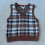 No Boundaries Plaid Sweater Vest  Photo 1
