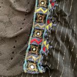 Free People  BOHO Layered Beaded & Mirror Inset Dress Women Size 2 Photo 5