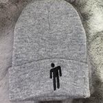 Hot Topic Grey Billie Eilish Beanie  Photo 0